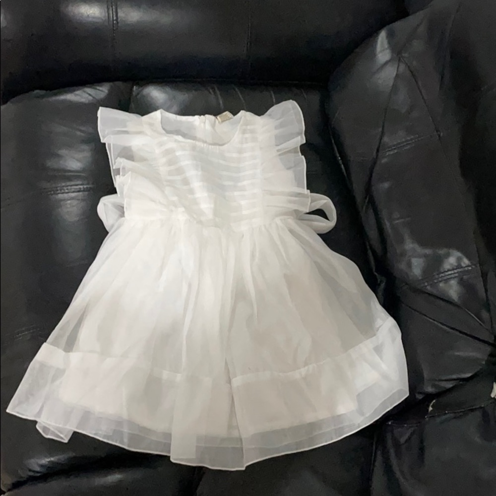 White wedding party dress